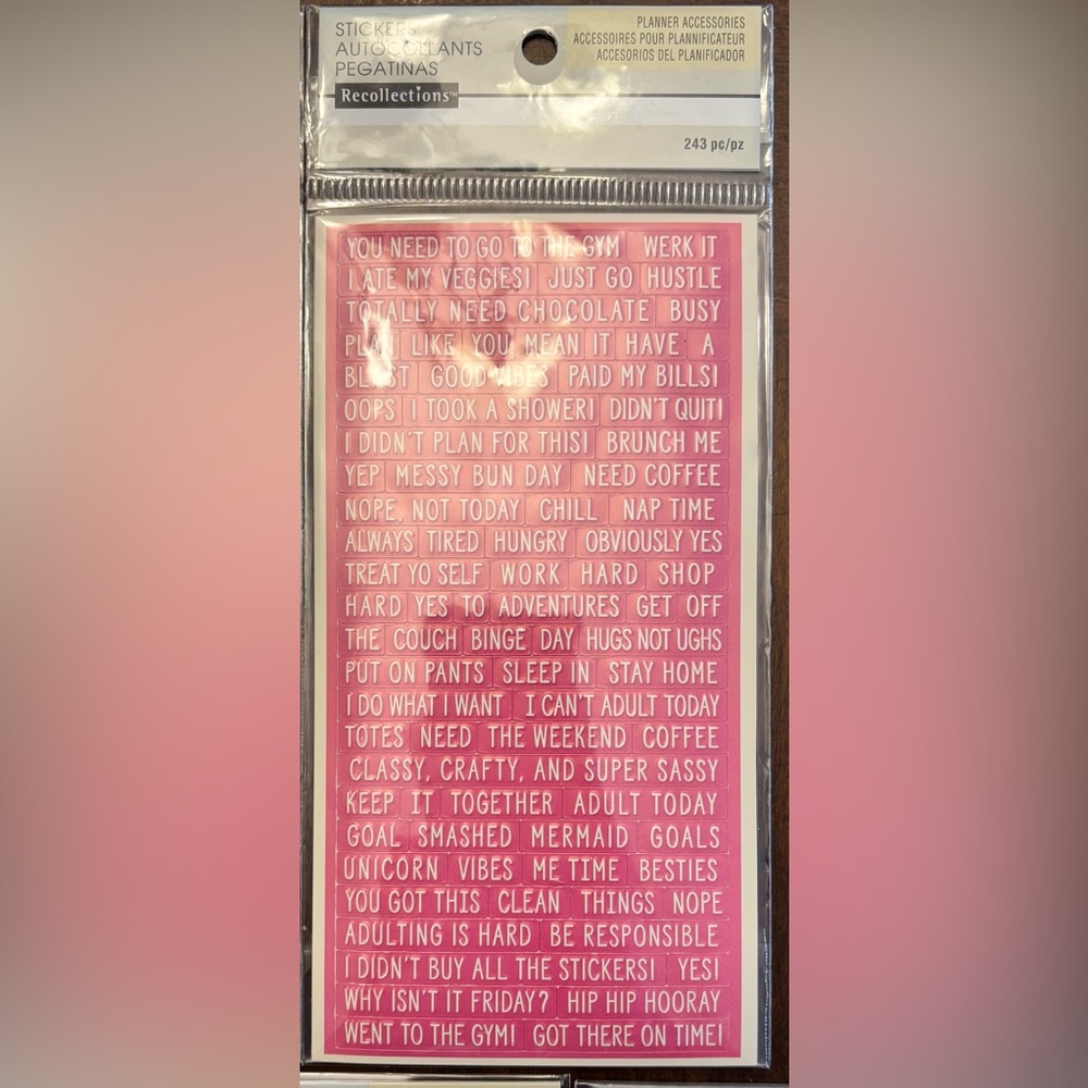 Recollections Planner Stickers 7 Packs - Picture 3 of 5